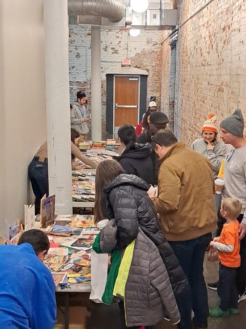 North Carolina families attend Book Harvest’s Dream Big Book Drive in Durham.