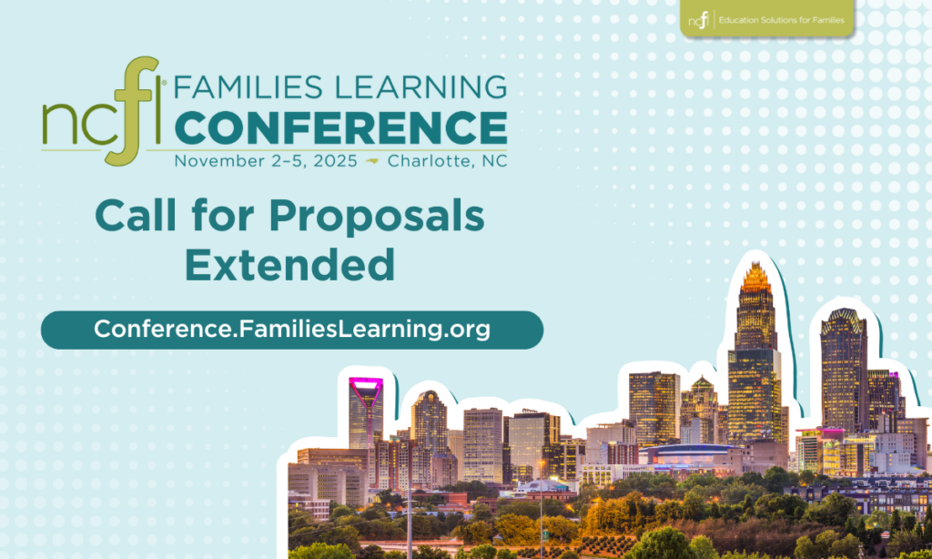 Families Learning Conference Call for Proposals extended
