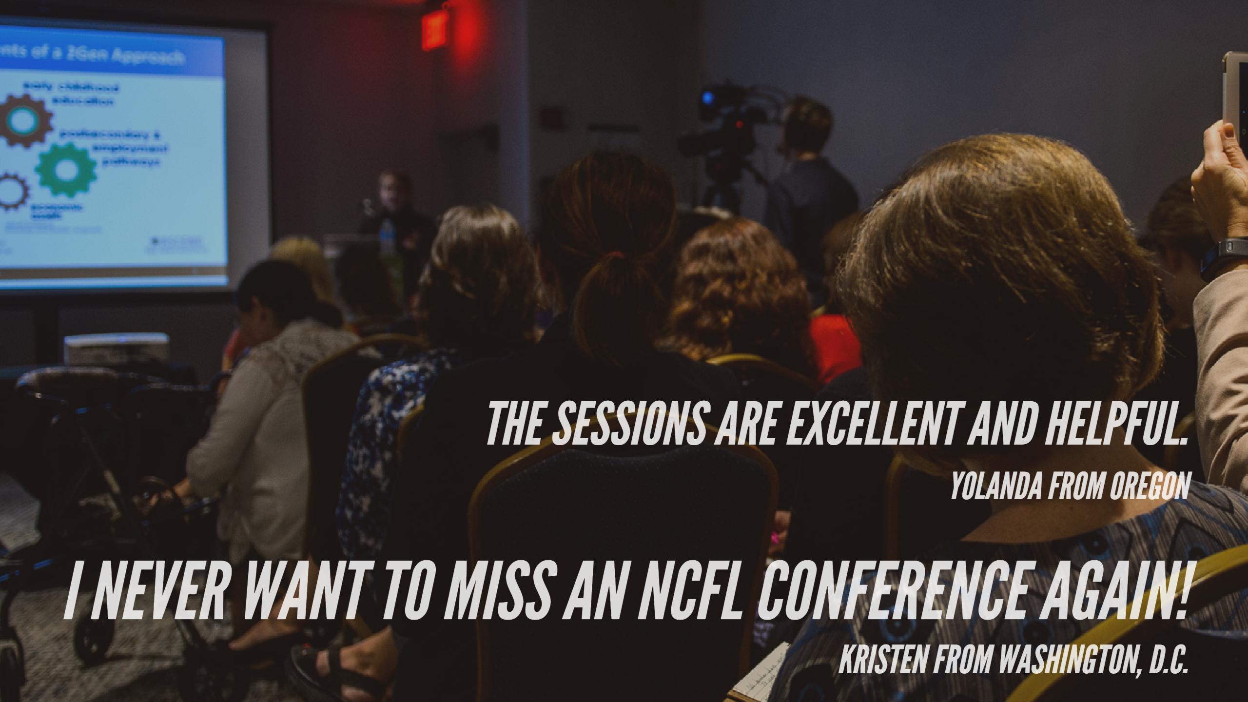 NCFL Conference quotes