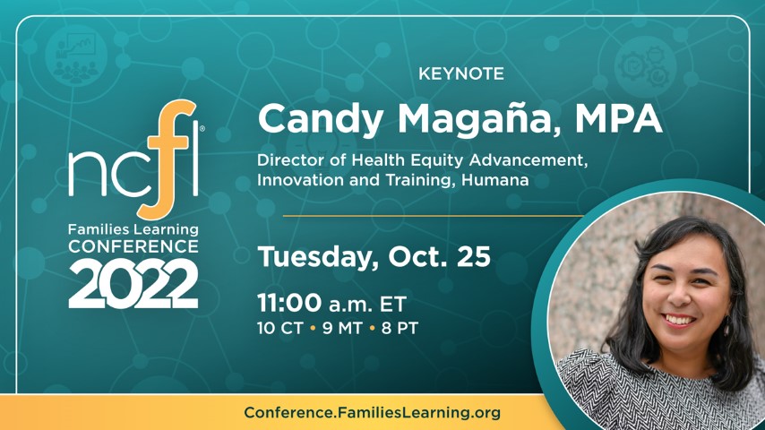 Candy Magaña, MPA, Director of Health Equity Advancement, Innovation and Training at Humana | Tuesday, Oct. 25 11 a.m. ET / 10 CT / 9 MT / 8 PT