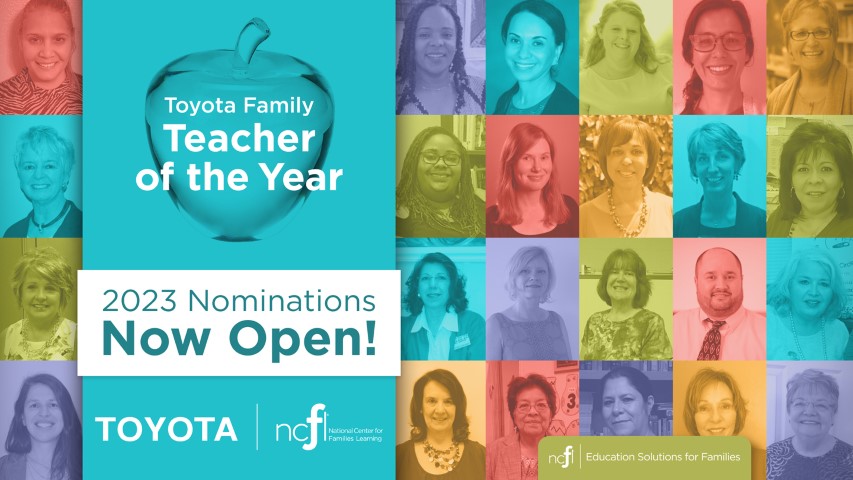 Toyota Family Teacher of the Year | 2023 nominations now open